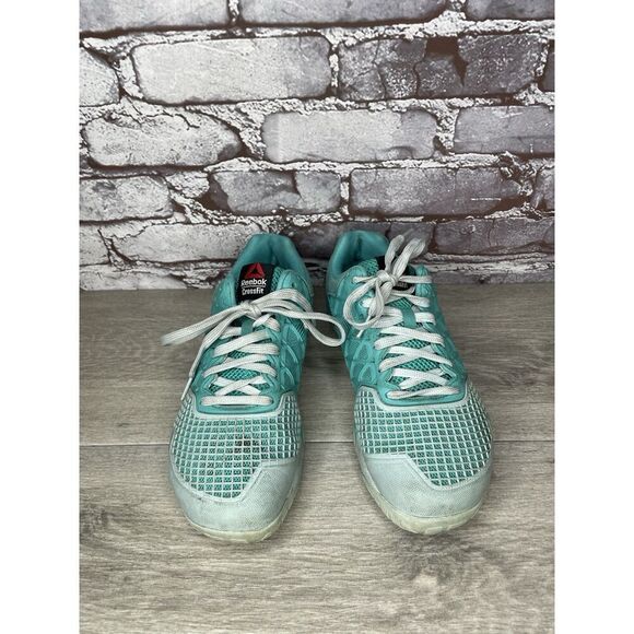 Reebok CrossFit CF74 Aqua Blue Synthetic Gym Training Shoes Women’s 8.5M US/39EU - Picture 10 of 16